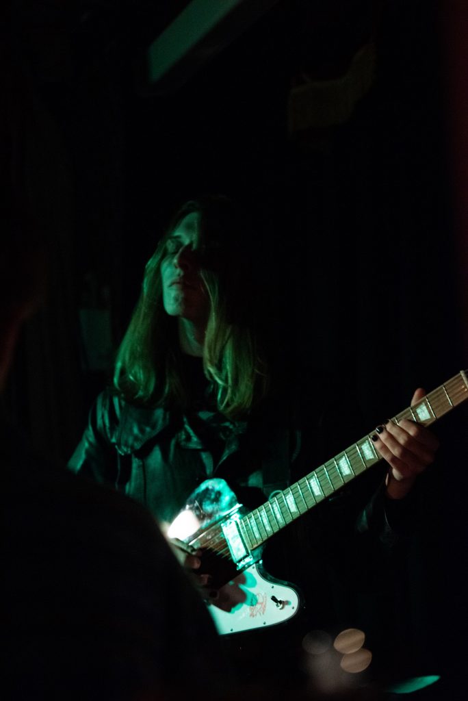 Emerging Artist Conor Stanfield playing guitar at Wantsum Music gig